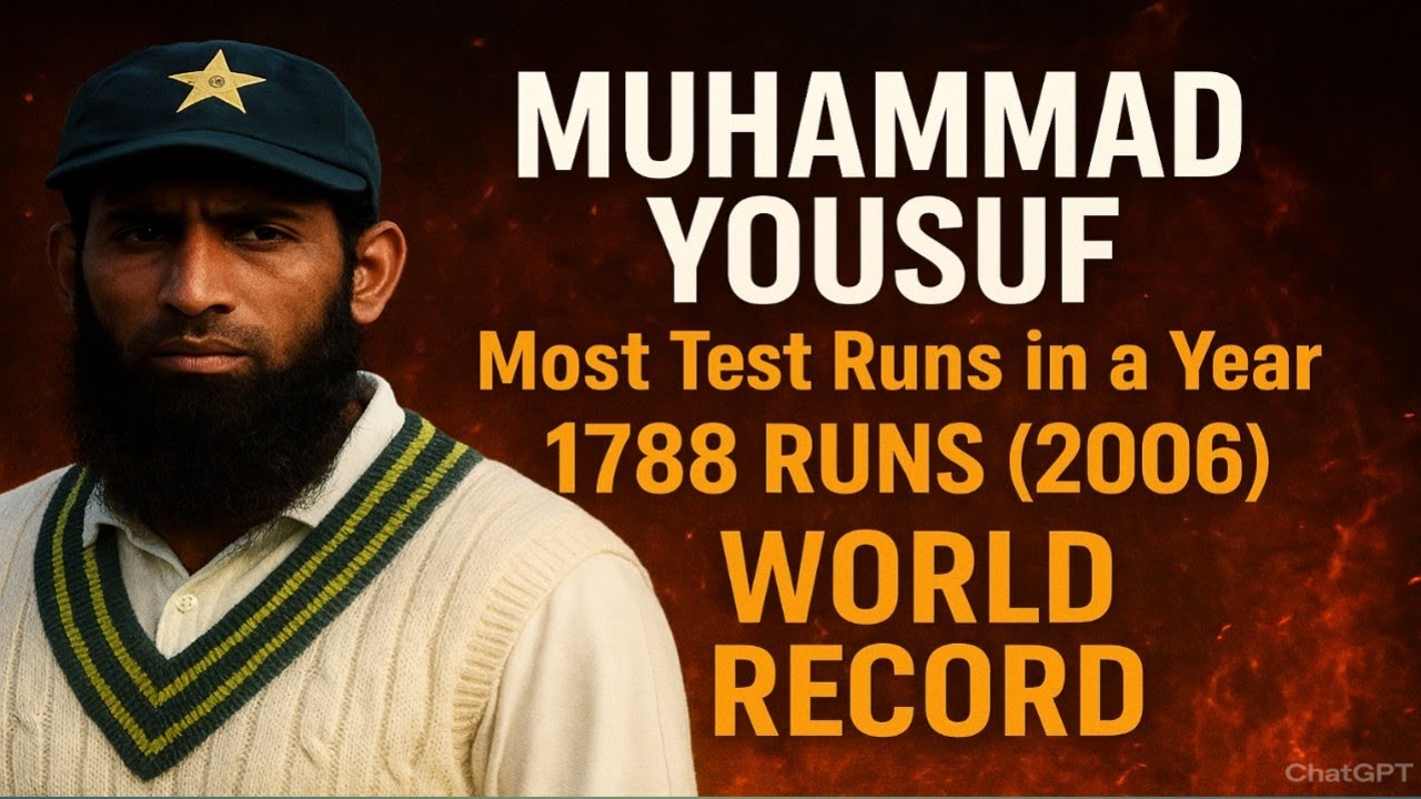 Mohammad Yousuf: The Elegant Batting Maestro of Pakistani Cricket