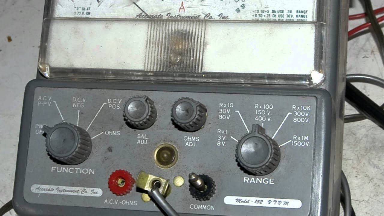 Buying and Repairing an Analog Meter