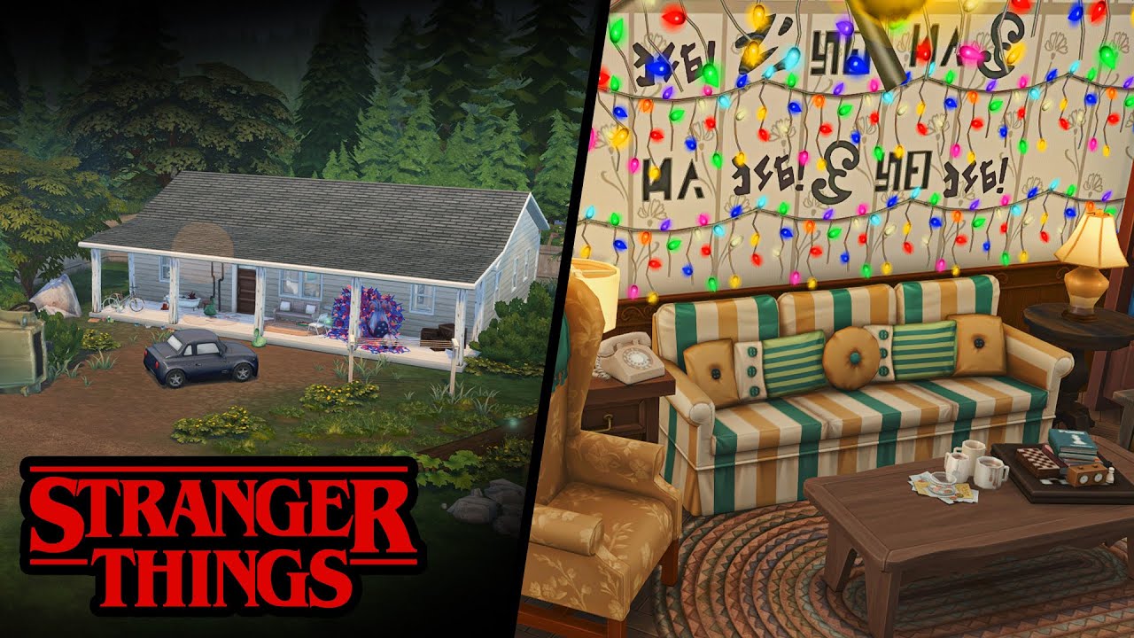 The Byers House (Stranger Things) // The Sims 4 Speed Build