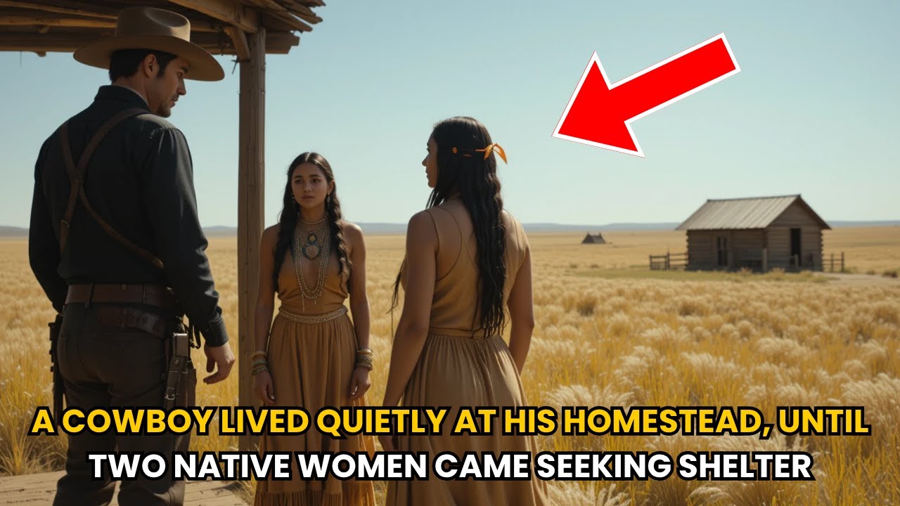 A Cowboy Lived Quietly at His Homestead, Until Two Native Women Came Seeking Shelter