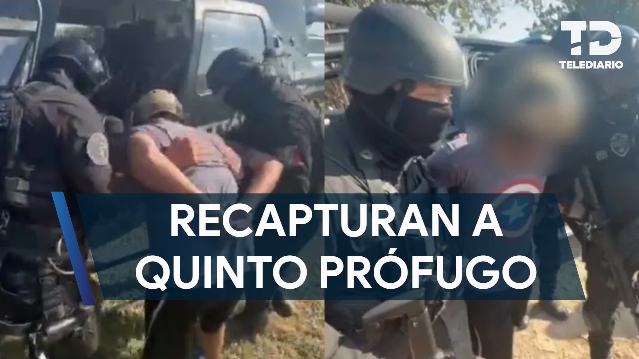 Policías de Jalisco capturan a quinto reo que escapó en fuga masiva del penal de Puerto Vallarta