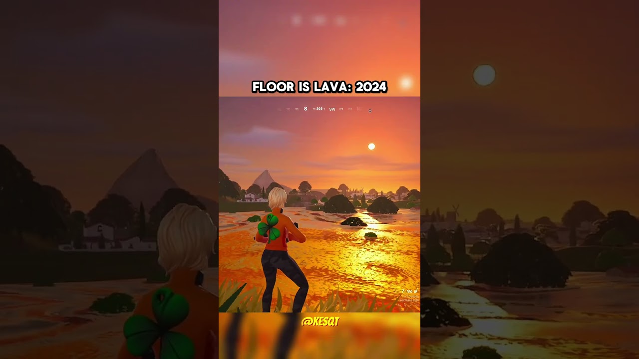 Floor is Lava in Fortnite 🥹 (2024-2019) | #fortnite #kesqt