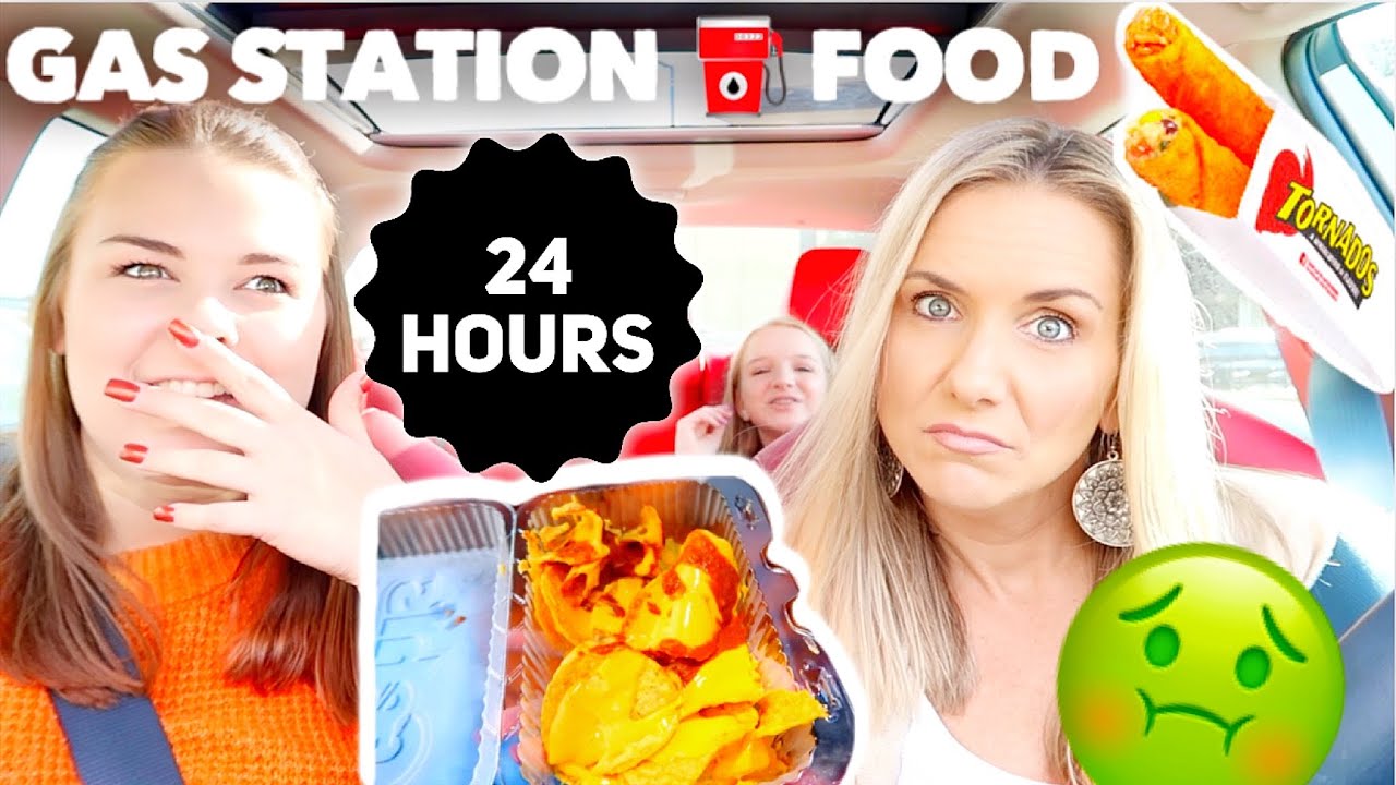 CHEATED!!!!! (We ONLY Ate GAS STATION FOOD For 24 HOURS) | Family 5 Vlogs