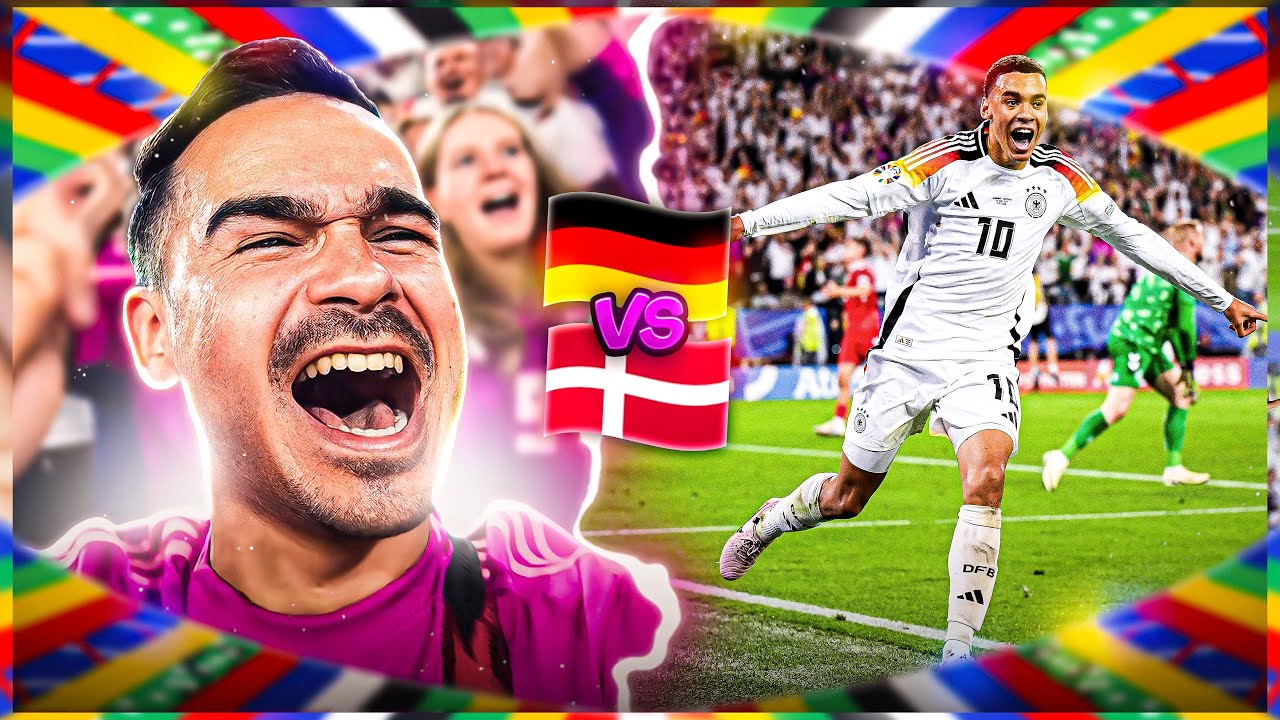 MUSIALA DU MASCHINE !! 😱🔥 DEUTSCHLAND vs DÄNEMARK - EM 2024 Stadionvlog