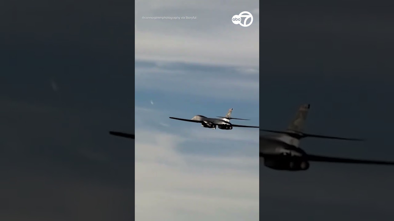 Bomber departs RAF Fairford as US pulls aircraft following suspected terror plot
