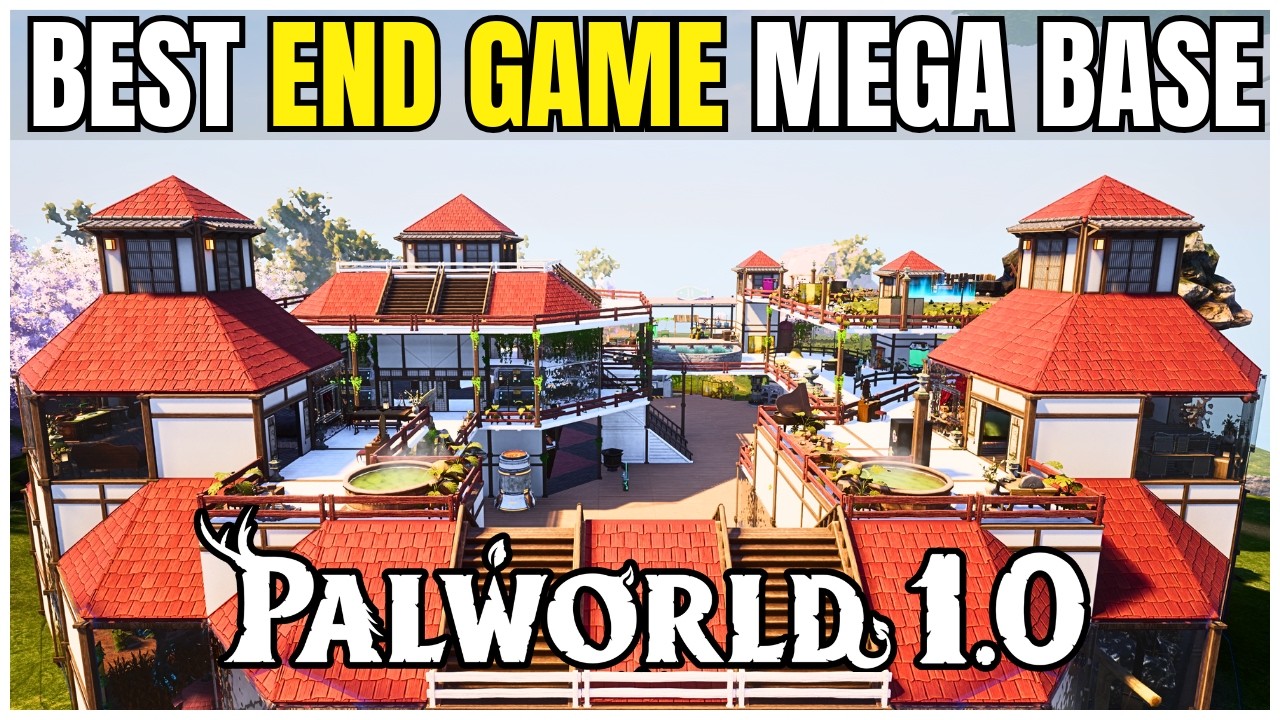 Идеальная мегабаза для поздней игры в Palworld 1.0!