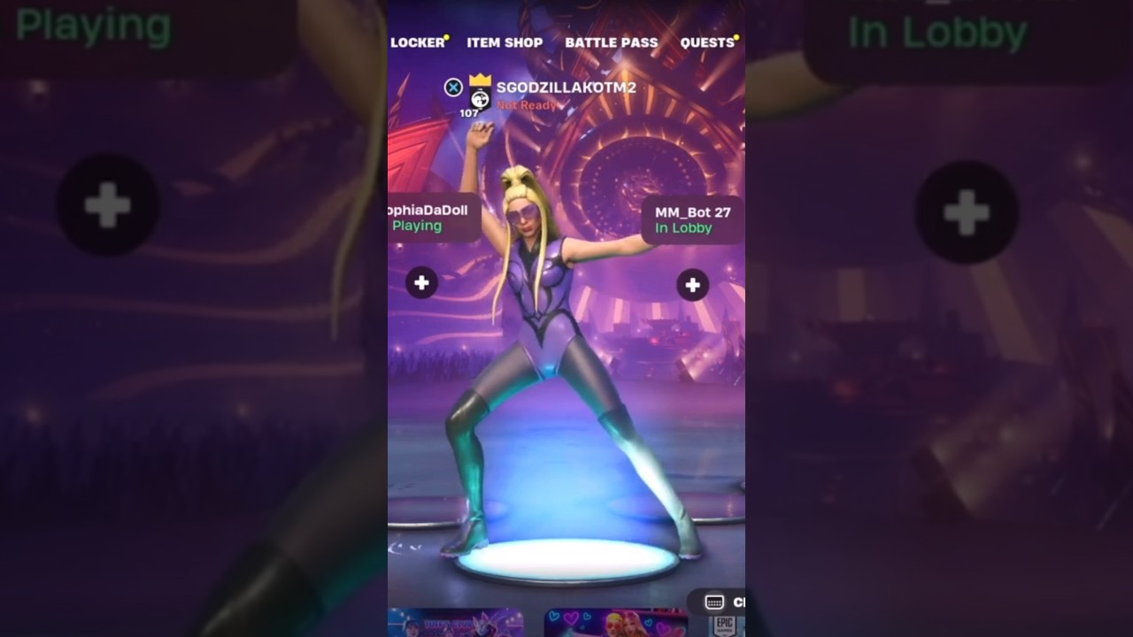 Fortnite Lady Gaga stupid love emote Transition