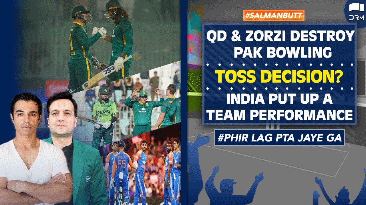 QD & Zorzi Destroy PAK Bowling | Toss Decision? | IND Beat AUS | Salman Butt | SS13