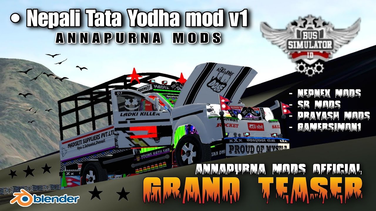 Nepali Tata Yodha v0.1 || GRAND TEASER ||Coming soon || @nepnex_mods@modelingprayash @gamersimon1