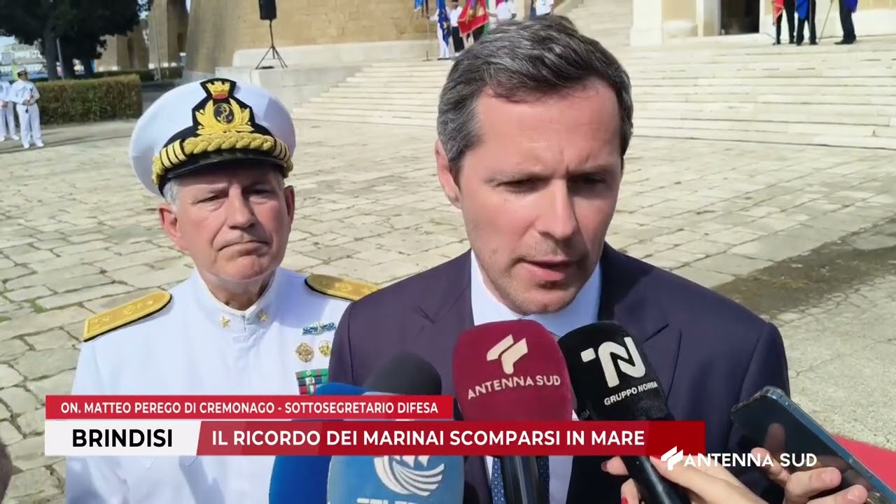 09 SETTEMBRE 2025   BRINDISI   IL RICORDO DEI MARINAI SCOMPARSI IN MARE