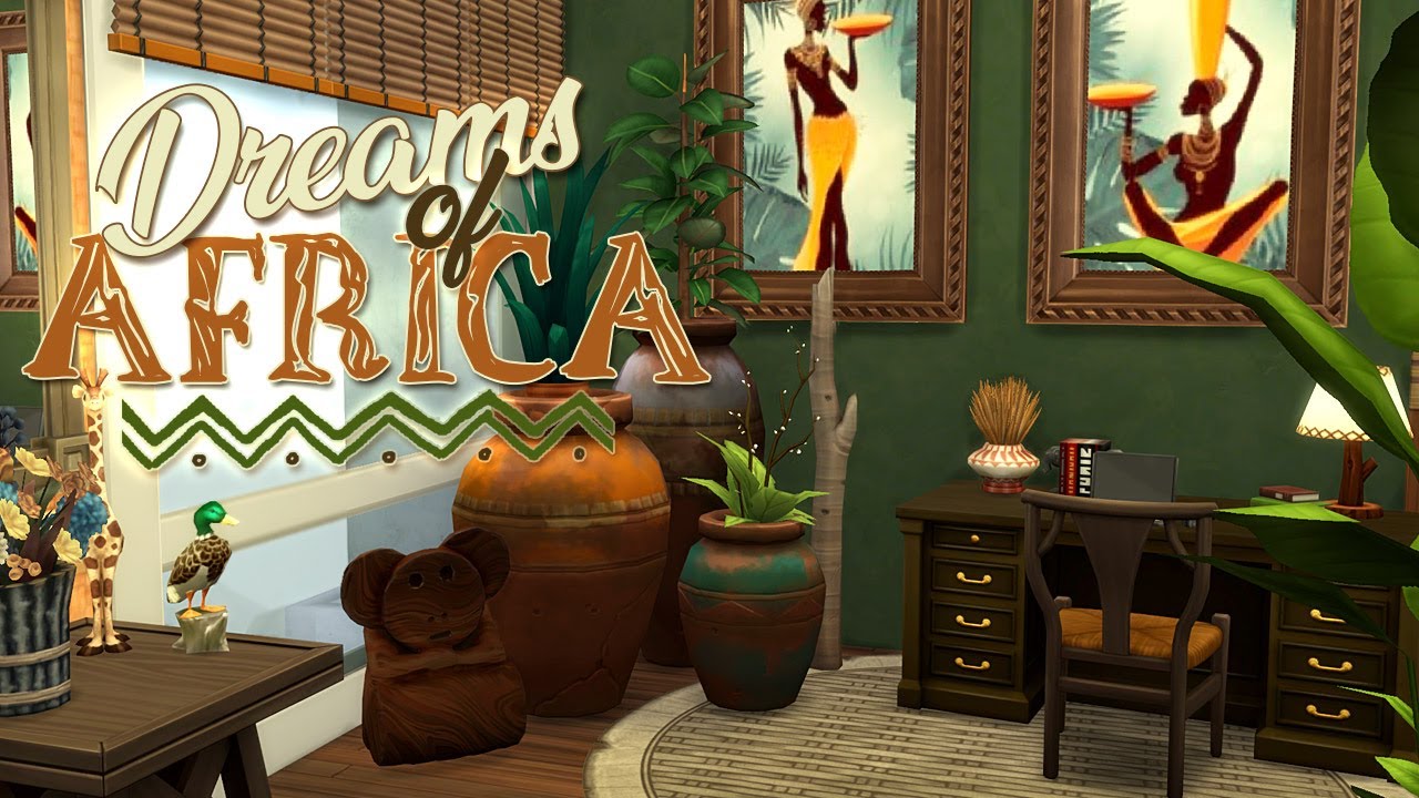 DREAMS OF AFRICA APARTMENT | 1020 Alto Apartments (Part 1) | The Sims 4 | Stop Motion Build | No CC