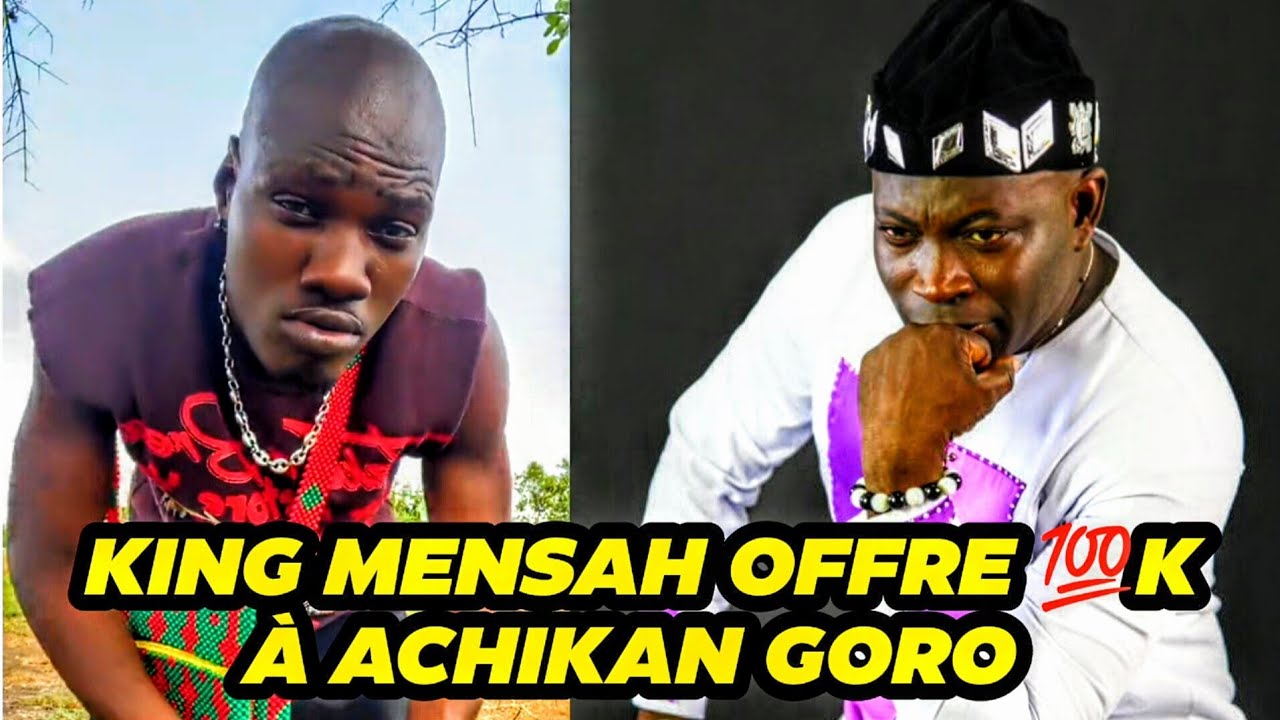 SORTIE TRANCHANTE D'ACHIKAN GORO 😂 J'AI DES HABITS &Agrave; COUDRE 😂