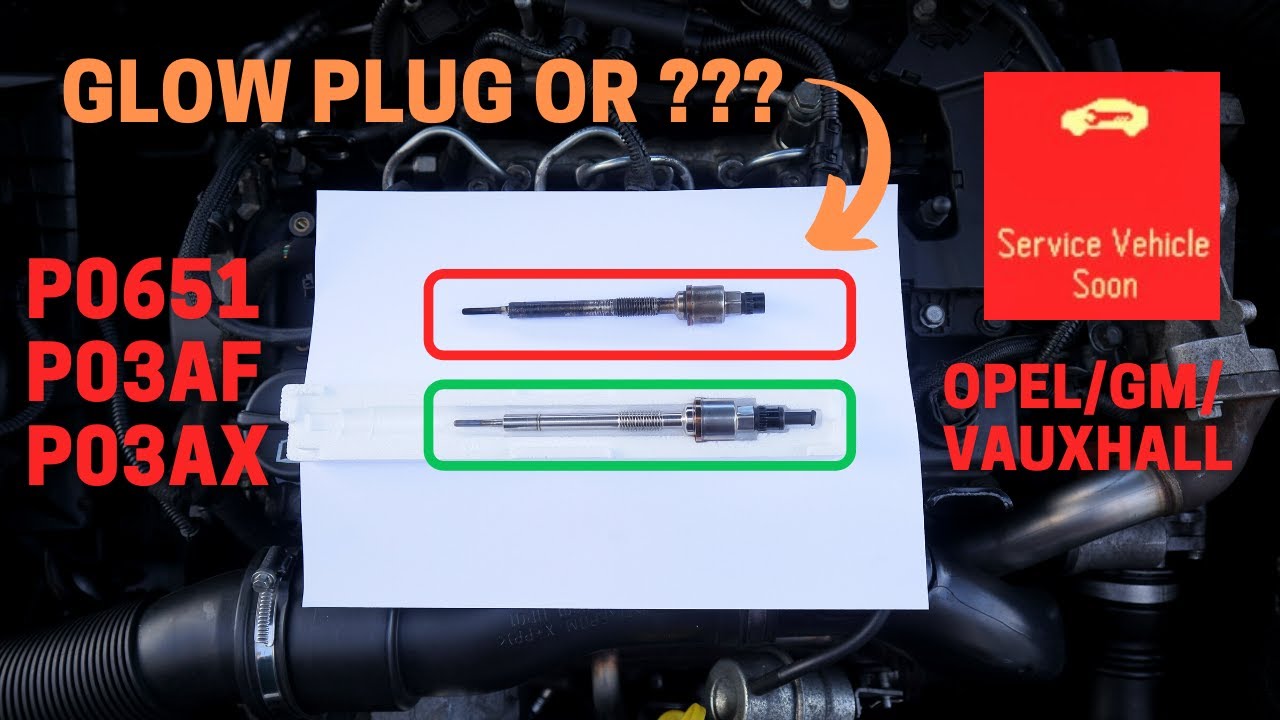 Vauxhall Service Vehicle Soon Glow Plug Change|Autel MaxiCom MK808BT|Diagnostics Astra J|Insignia
