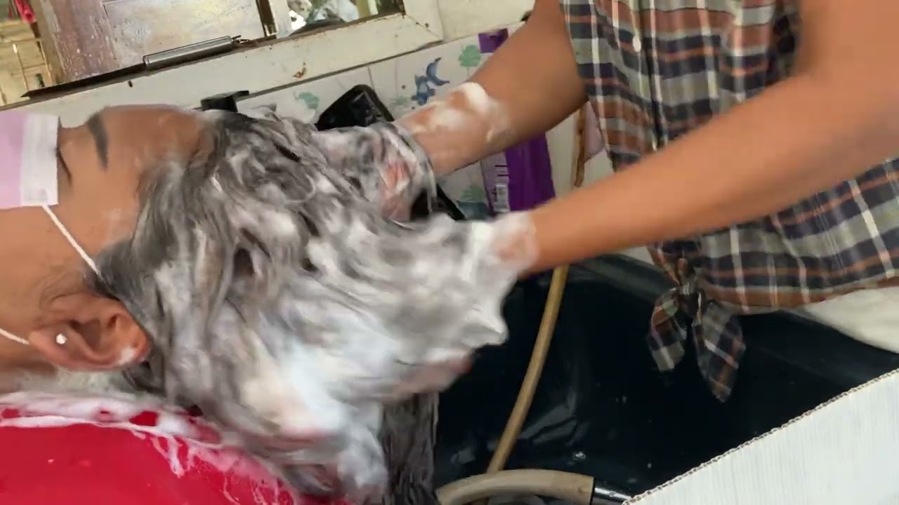 Asmr hair spa Thailand 🇹🇭
