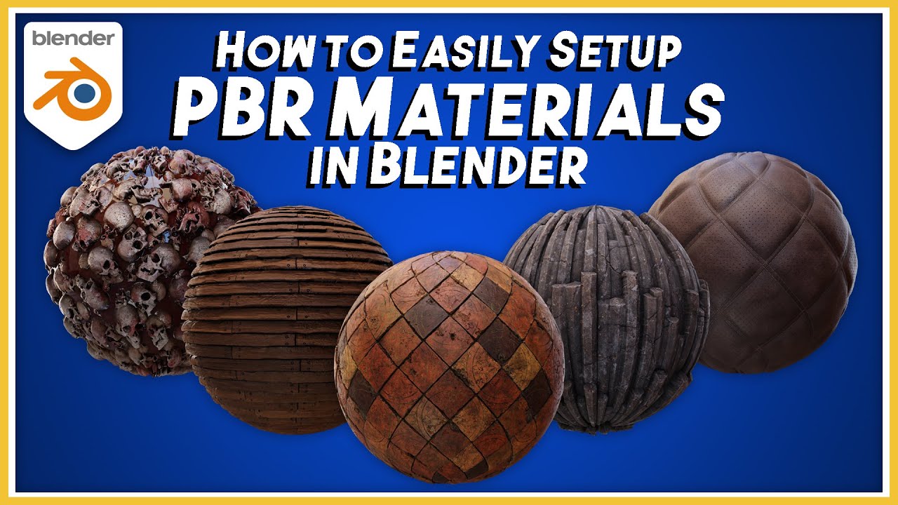 Easy PBR Material Setup in Blender
