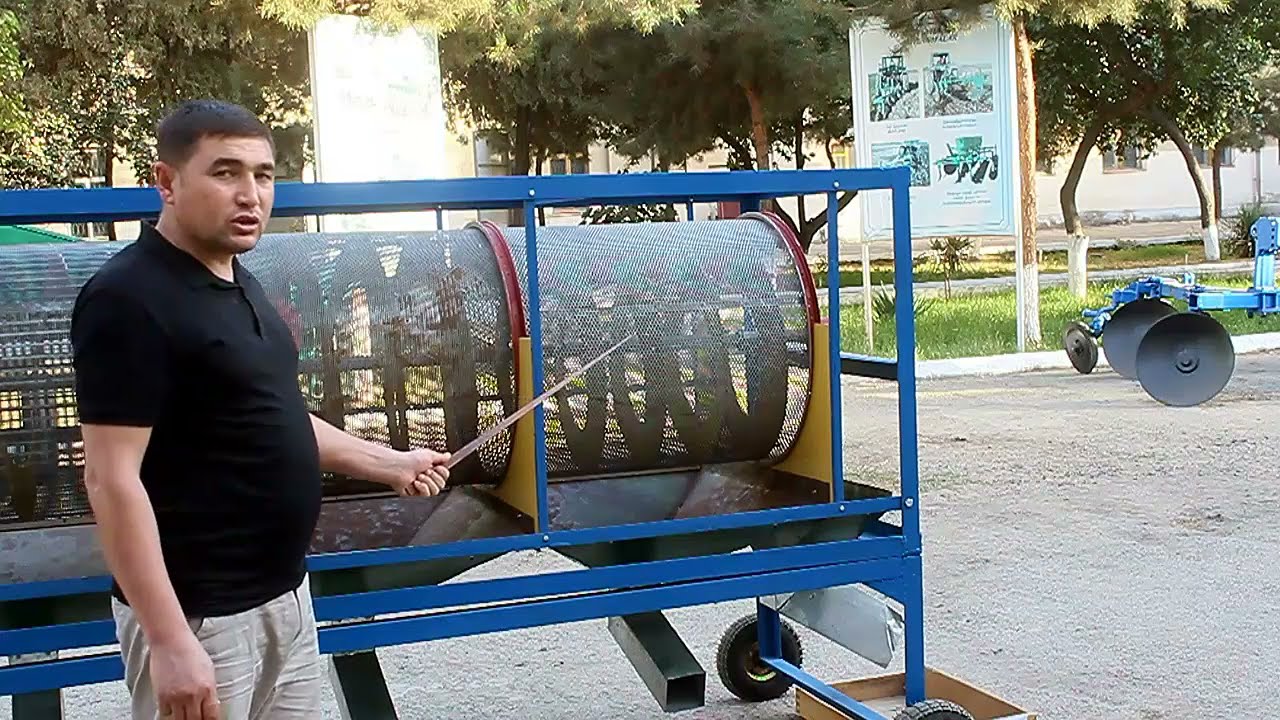 Мош донини фракцияларга ажратиб дастлабки тозалаш машинаси. ҚХМИТИ. А. Расулов. 2021