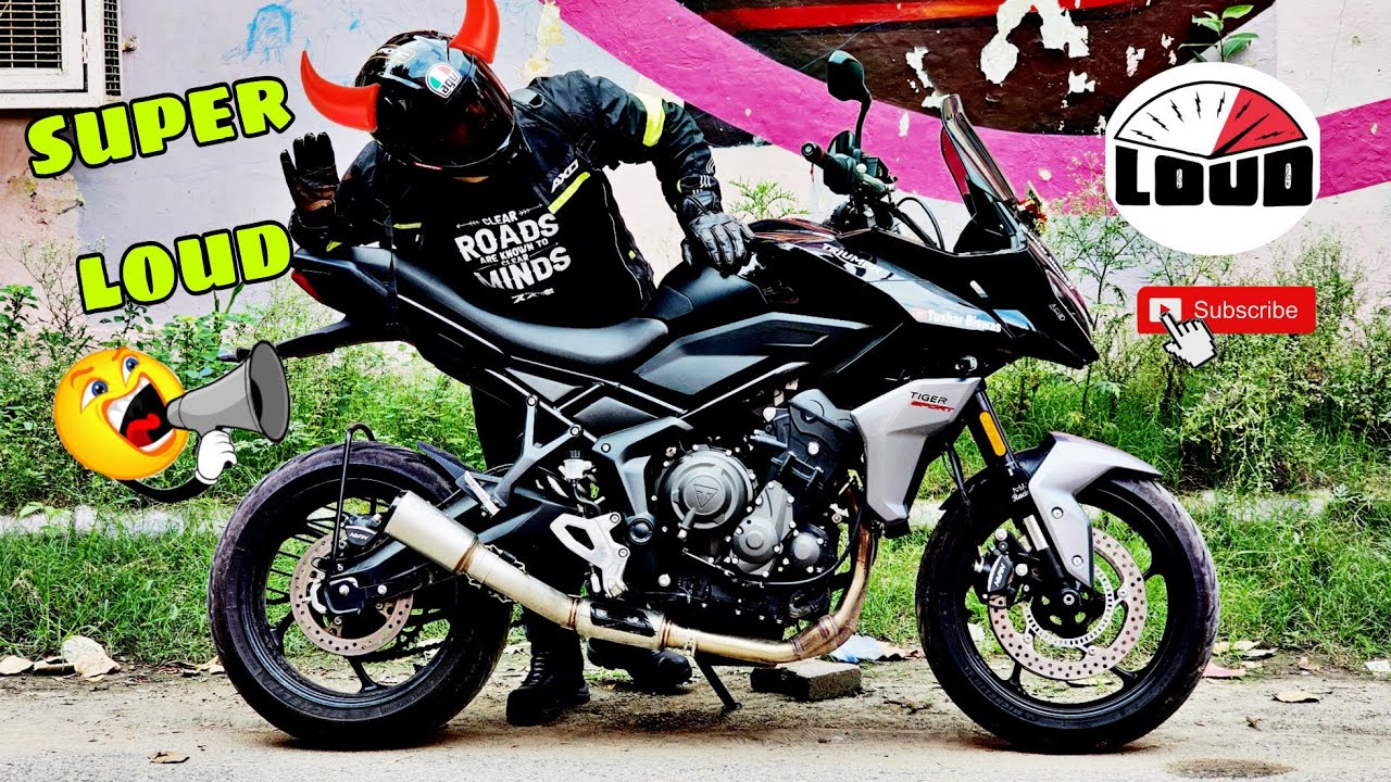 Loudest Tiger of India🥵 Triumph Tiger Sport 660 Exhaust Installed, Ixil RC Full System 2024
