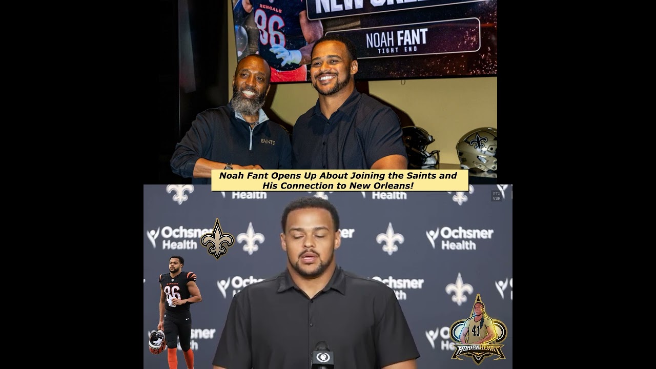 Noah Fant Opens Up About Joining the Saints and His Connection to New Orleans!