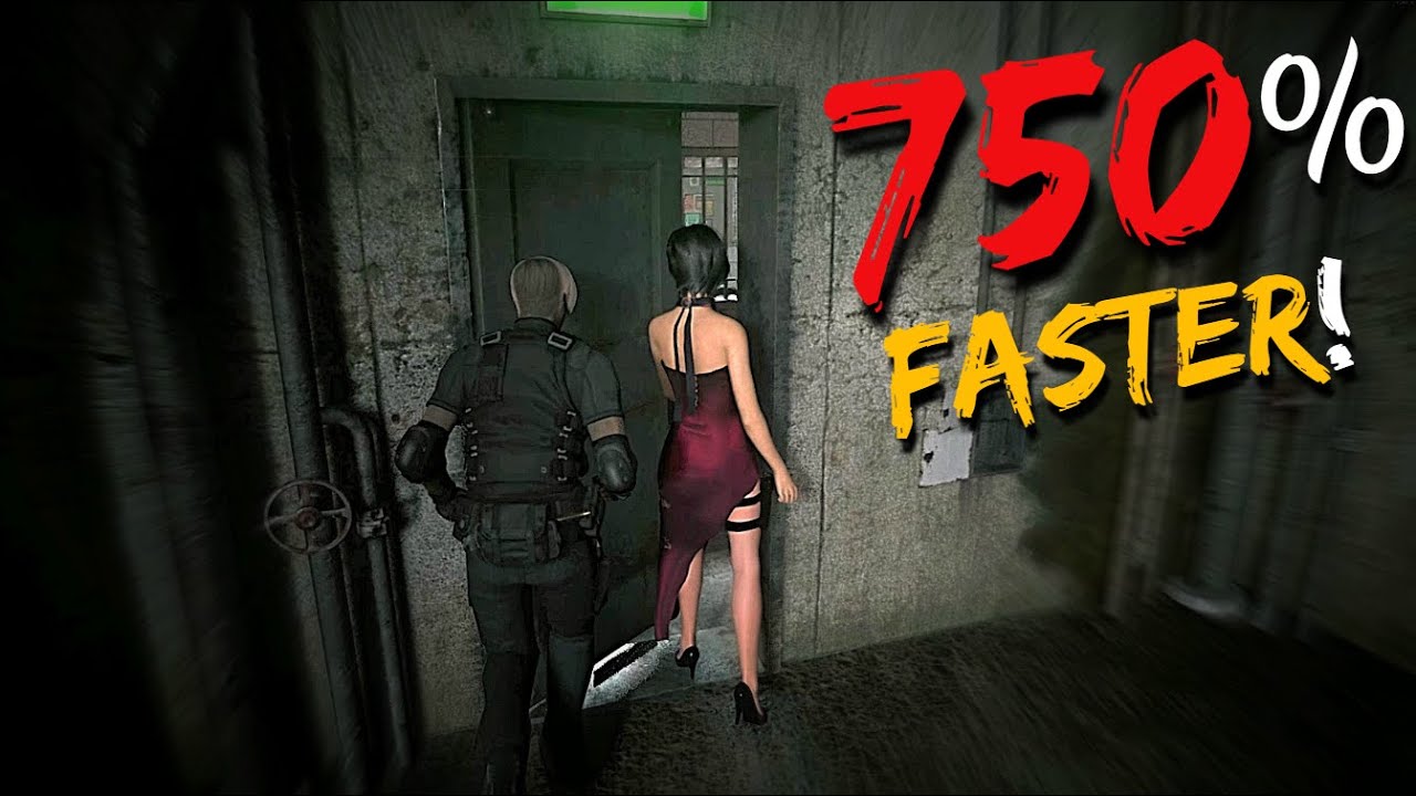 Resident Evil 2 but Leon is 750% FASTER!