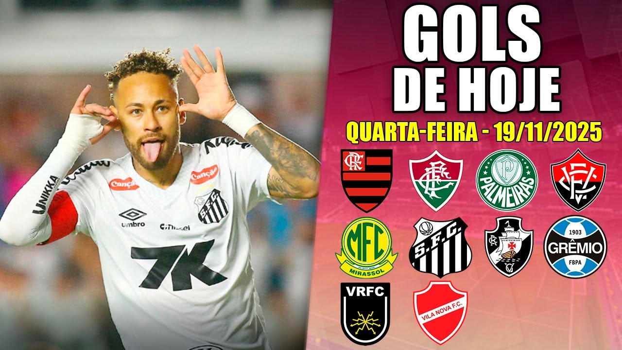 ⚽️ TODOS OS GOLS DESTA QUARTA 19/11/2025 GOLS DE HOJE, GOLS DO BRASILEIR&Atilde;O S&Eacute;RIES A E B