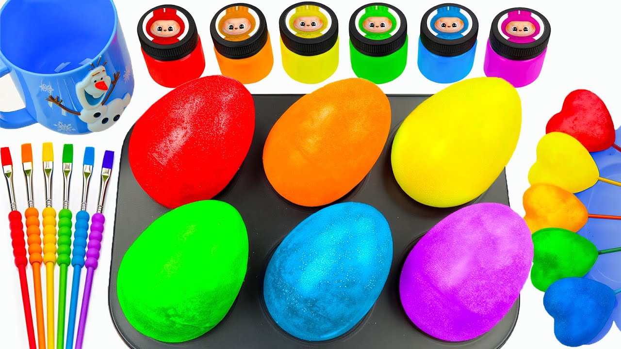 Oddly Satisfying Video l Making DIY Funnies Labubu SPRUNKI Cnady From Giant Eggs Glitrer Mixing ASMR