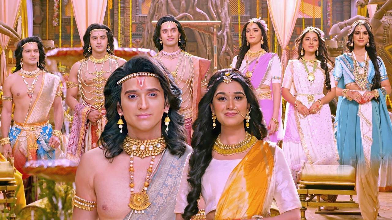 राम–सीता के साथ लक्ष्मण, भरत और शत्रुघ्न का विवाह तय | मिथिला में छाया उत्सव | Shrimad Ramayan
