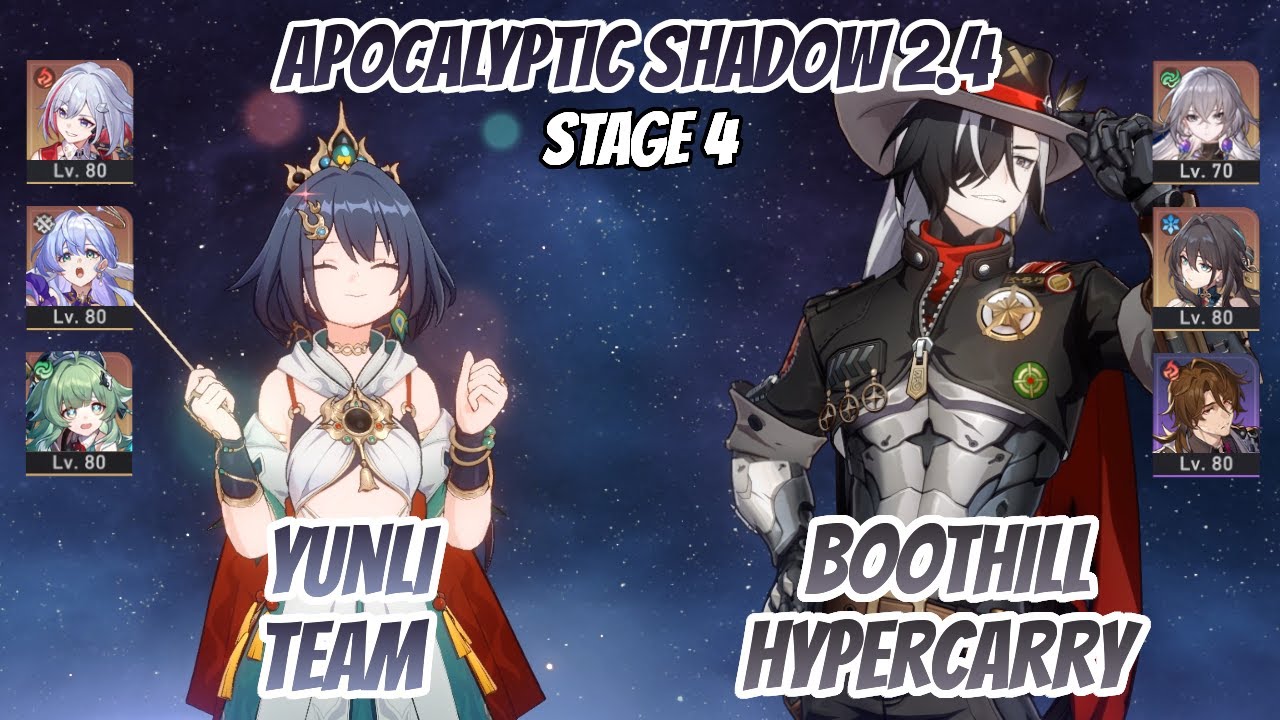 Yunli x Topaz & Boothill Hypercarry Apocalyptic Shadow Stage 4 (3 Stars) | Honkai Star Rail
