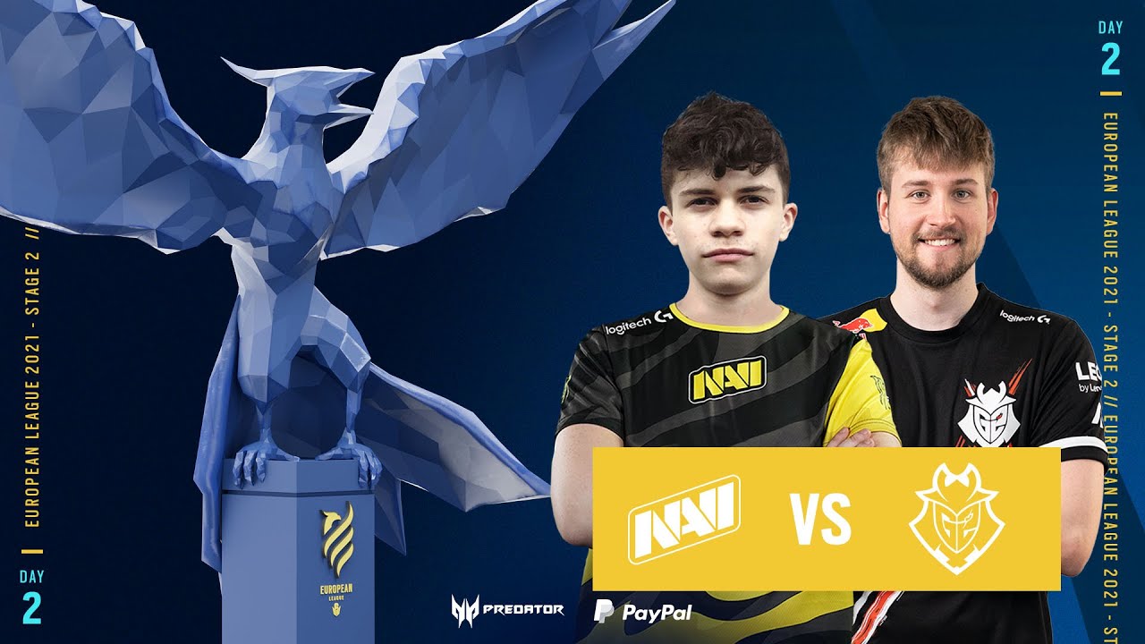 NA'VI VS G2 ESPORTS // Rainbow Six European League 2021 - Stage 2 - Playday #2
