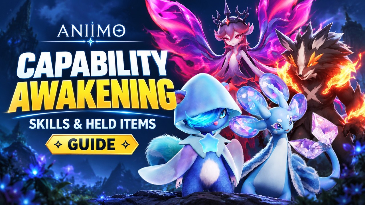 Guide to Capability Awakening, Skills & Held Items in Egg Heist | Aniimo