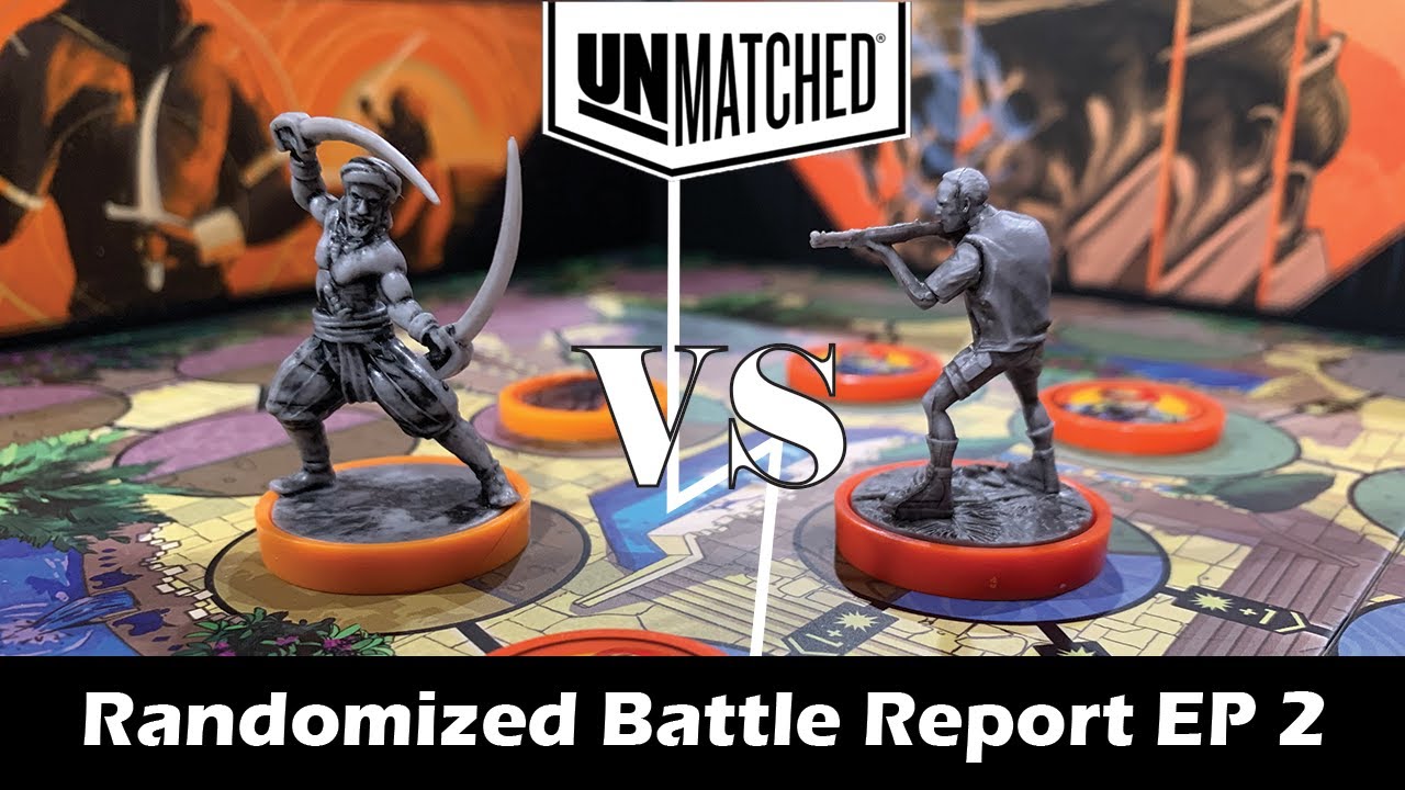 Unmatched Randomized Battle Report Ep 2 (Sinbad VS Ingen)
