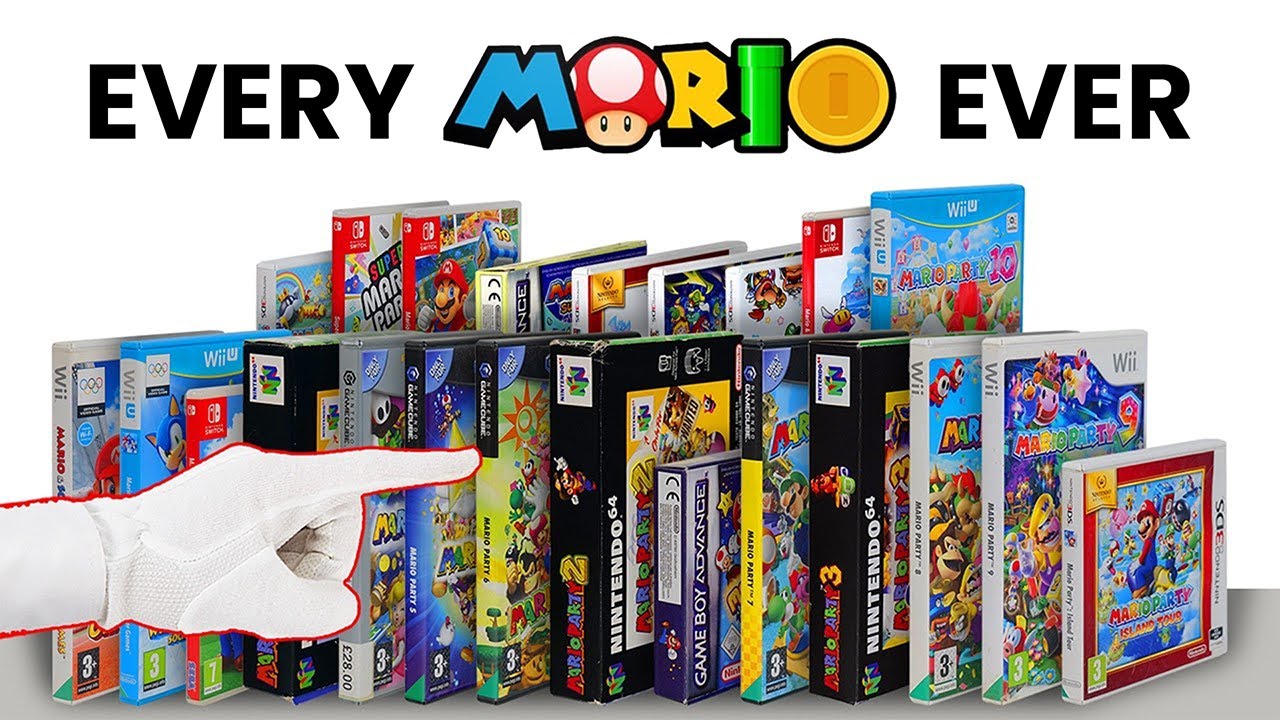 Unboxing Every Mario Game I Own (1985-2025)