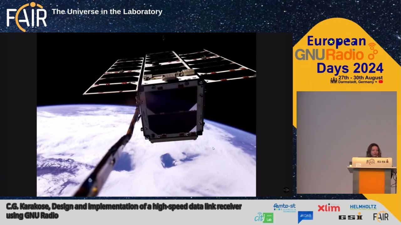 Design and implementation of high-speed data link receiver with GNU Radio (C.G. Karakose)