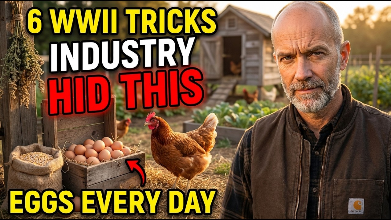 6 Banned WWII Tricks That Made Hens Lay Daily The Industry PRAYED You'd Never Find