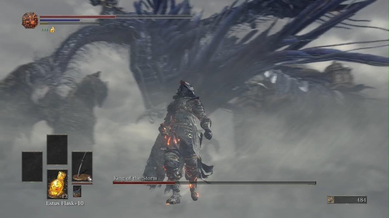 DS3 Nameless King gets destroyed by Katana