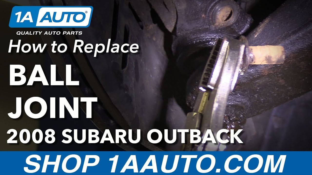 How to Replace Front Lower Ball Joint When Pinch Bolt Breaks 00-17 Subaru Outback