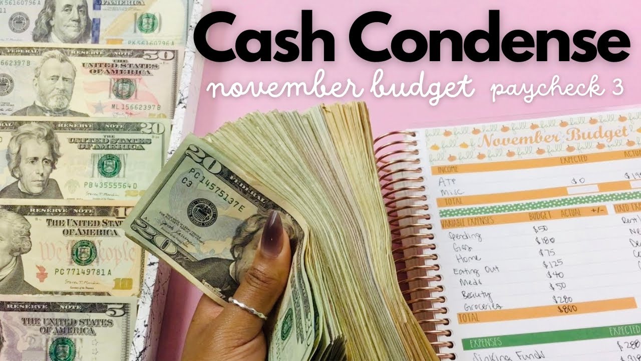 LOW CASH ENVELOPE STUFFING 2024 | Paycheck Cash Stuffing | SAVINGS CHALLENGE STUFFING | November #3