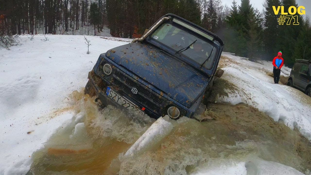V#71 Zima w górach nie odpuszcza [OFF-ROAD VLOG] Suzuki Jimny i Samurai