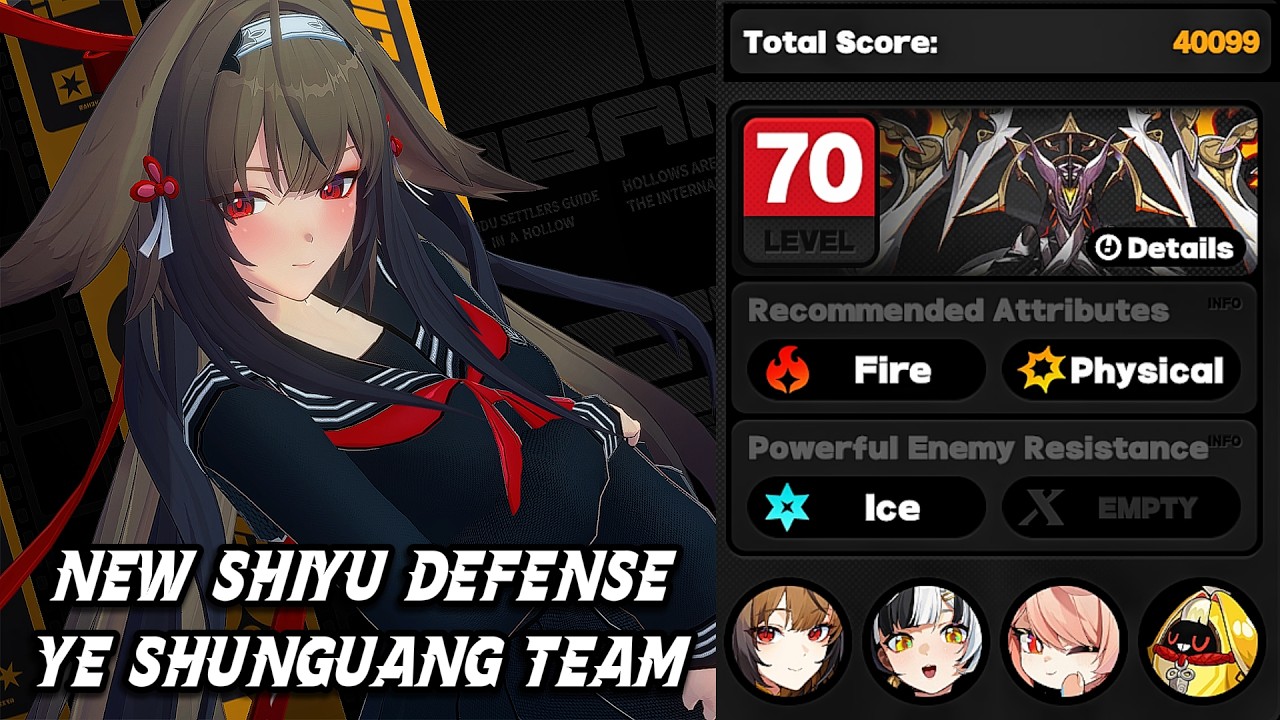 Ye Shunguang M0W1, Dialyn M0W0, Zhao M0W0, Team Shiyu Defense | ZZZ 2.6