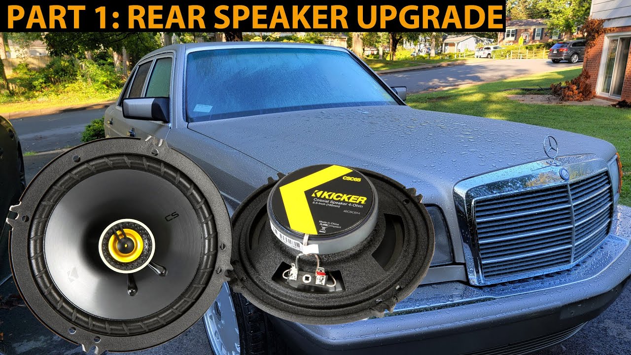 MERCEDES W126 STEREO UPGRADE: PT 1, THE REAR SPEAKERS