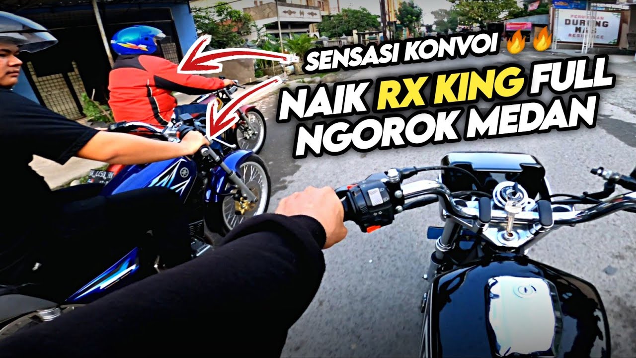 TEST RIDE JENGAT⁉️ RX KING SUARA NGOROK STEL MEDAN KELILING KOTA