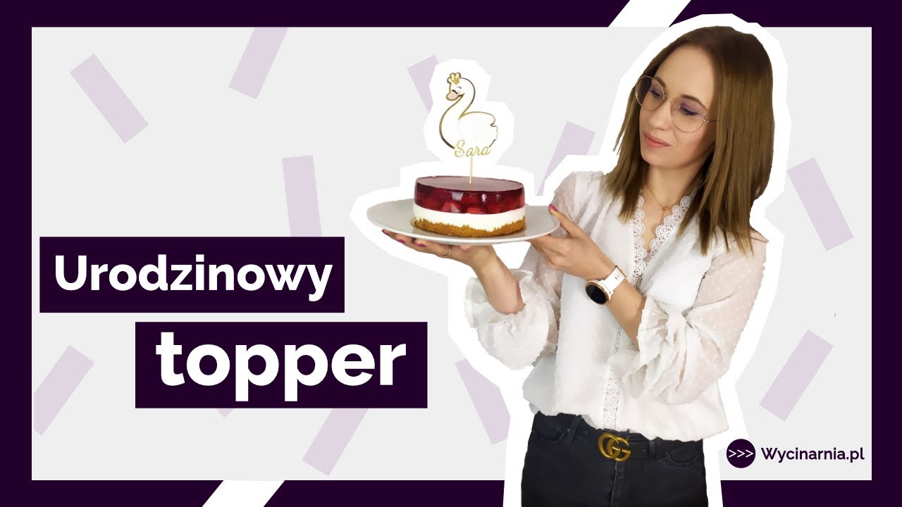 Urodzinowy topper z Cameo 4 ✂ Jak to jest zdobione #2