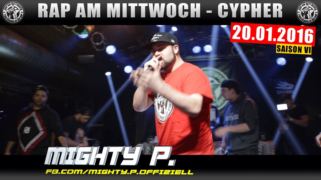 RAP AM MITTWOCH BOCHUM: 20.01.16 Die Cypher feat. MIGHTY P., NOTYZZE, TELSON CRIS uvm. (1/4)