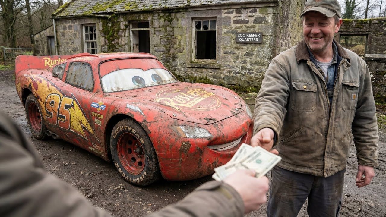 $559 Mein Mili Abandoned Lightning McQueen 😱 | POV ASMR Restoration