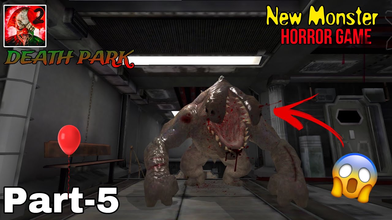 DEATH PARK 2 - Giant Monsters came to Kill me 😱 (Horror Game) PART 5 #horrorgaming