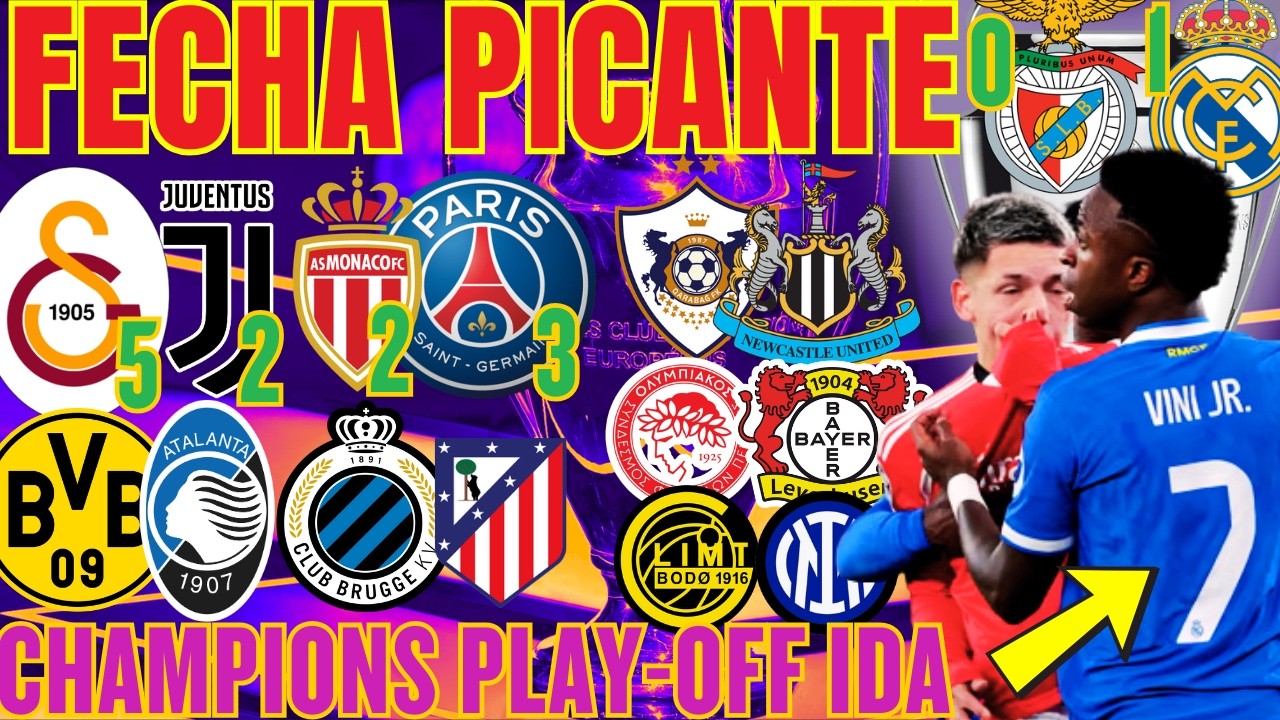 SACARON CHISPAS 🔥 OPINIÓN Y REPASO | Ida Play-Offs Champions League 2025/26 – Goleadas y sorpresas