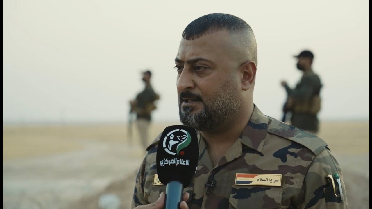 الجولة الميدانية لقائد عمليات سامراء المقدسة المجـ*ـاهد السيد منتظر الموسوي في قاطع العمليات