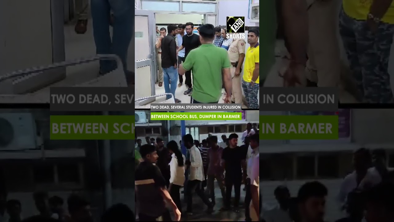 Rajasthan: Two dead, several students injured in collision between school bus, dumper in Barmer