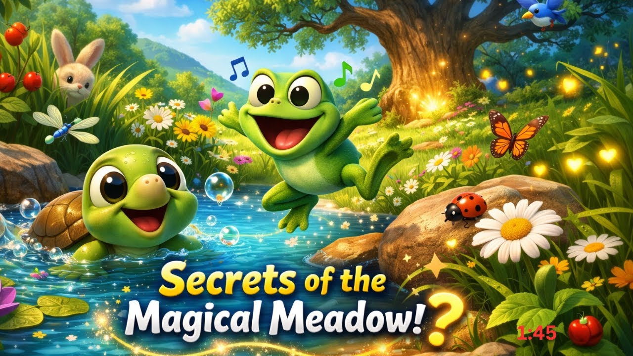 Where Do Meadow Creatures Live? Frog & Turtle Reveal Their Home!