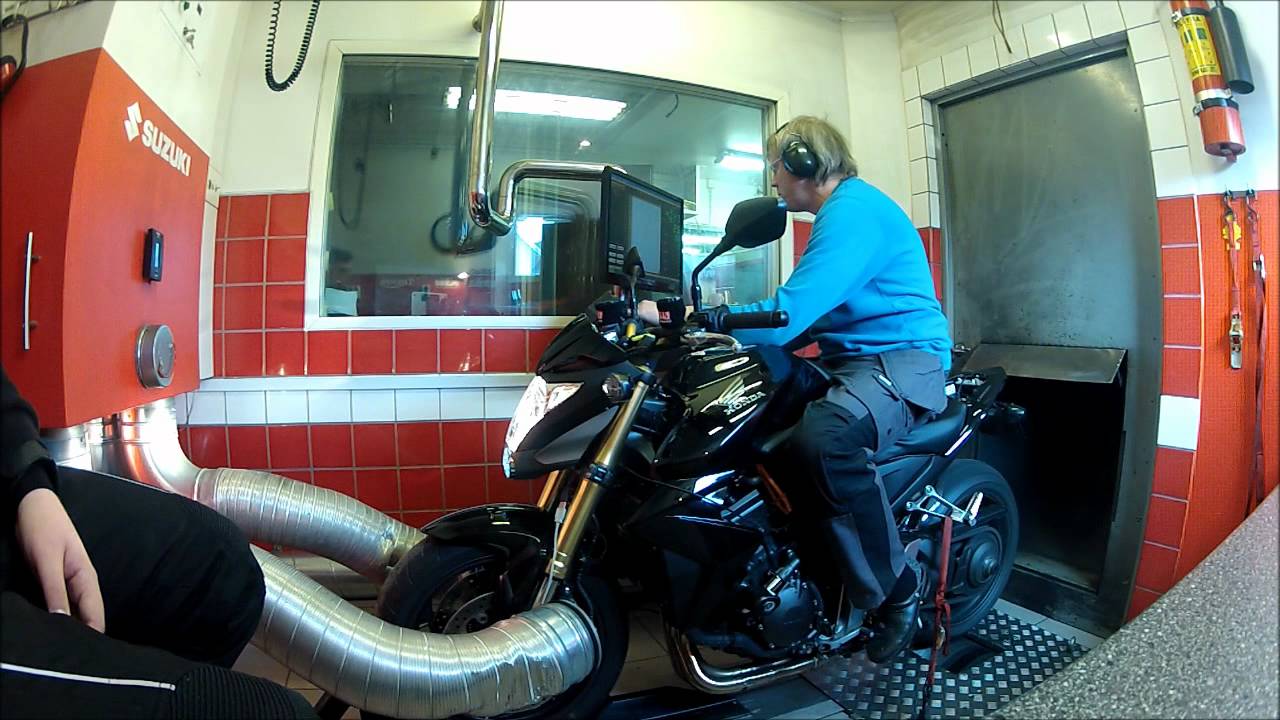 Honda CB1000R Yoshimura R77 dyno