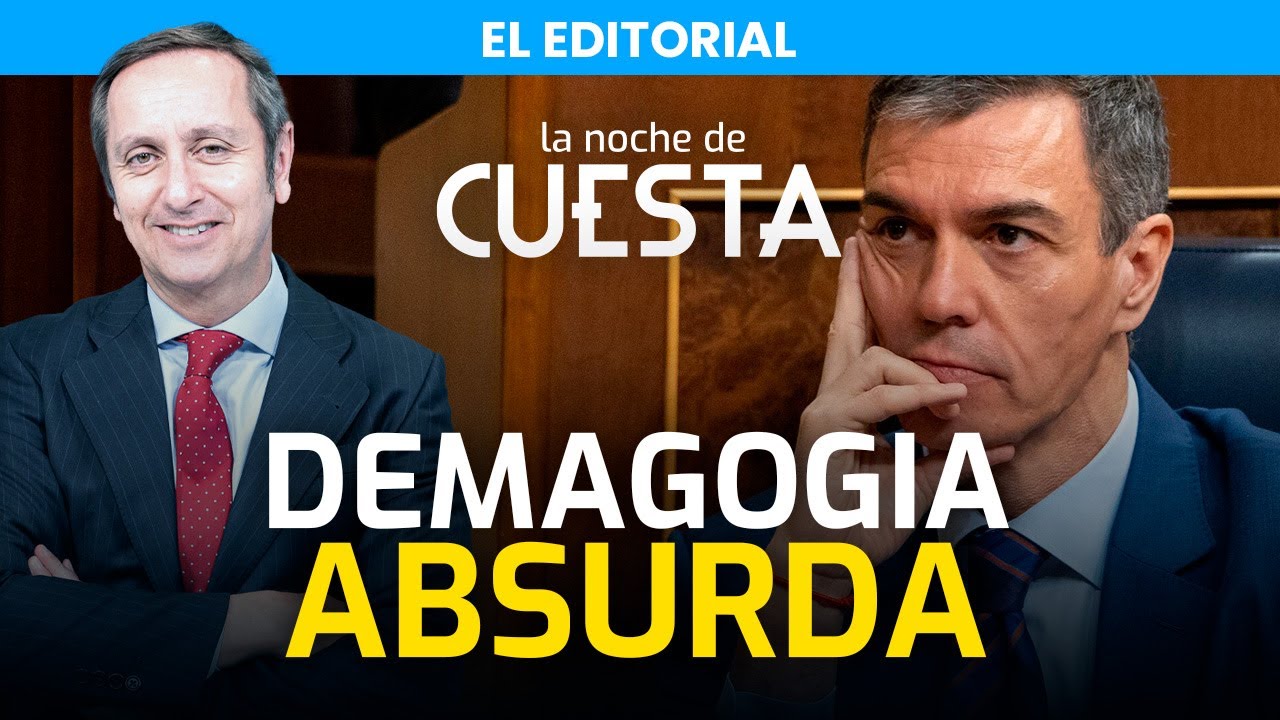 Editorial de Carlos Cuesta | El falso pacifismo de S&aacute;nchez